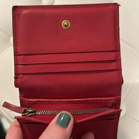 Gucci Supreme GG Cherry Wallet-VGUC - Picture 8 of 12